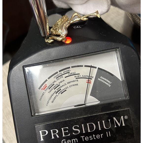 Vintage 14K Gold Flamingo Brooch Pendant Diamond Sapphire BIRD Estate Pin 3.33g - Picture 13 of 15